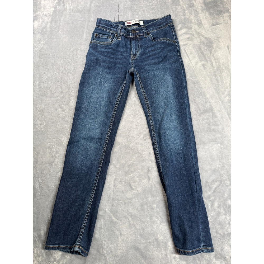 Levi's 511 Performance Slim Fit Jeans Boys 10 Blue Denim Low Rise Straight Leg